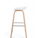 Стул барный SIGNAL STING белый/дуб